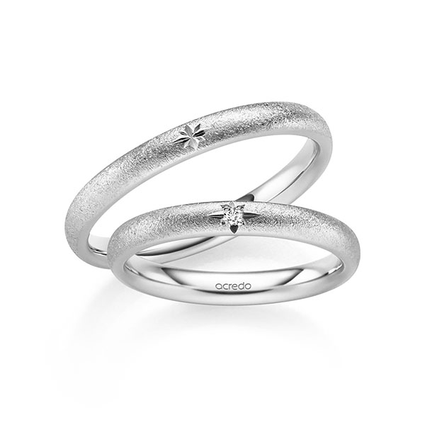 Trouwringen - Wit goud - S-1380-1