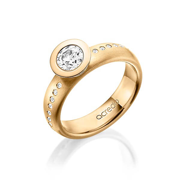 Verlovingsringen - Rosé goud - A-1493-7