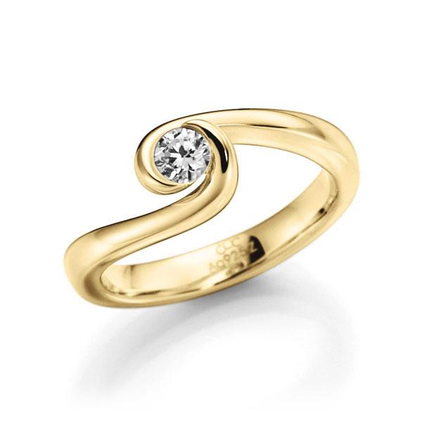 Verlovingsringen - Geel goud - A-3109-15