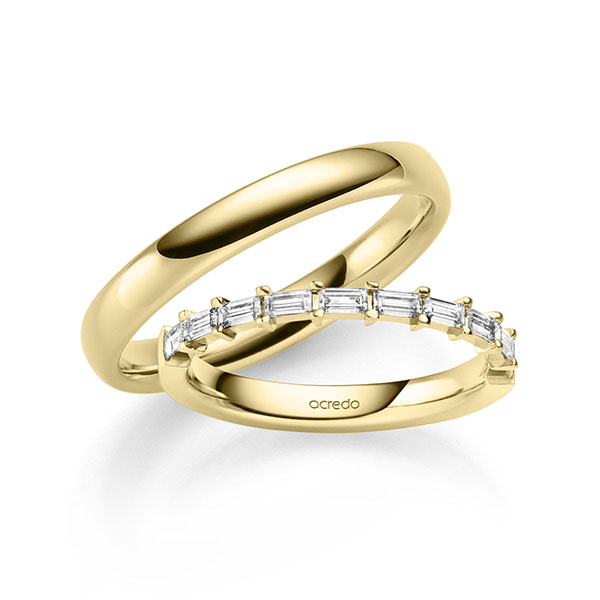 Trouwringen - Geel goud - A-2820-10