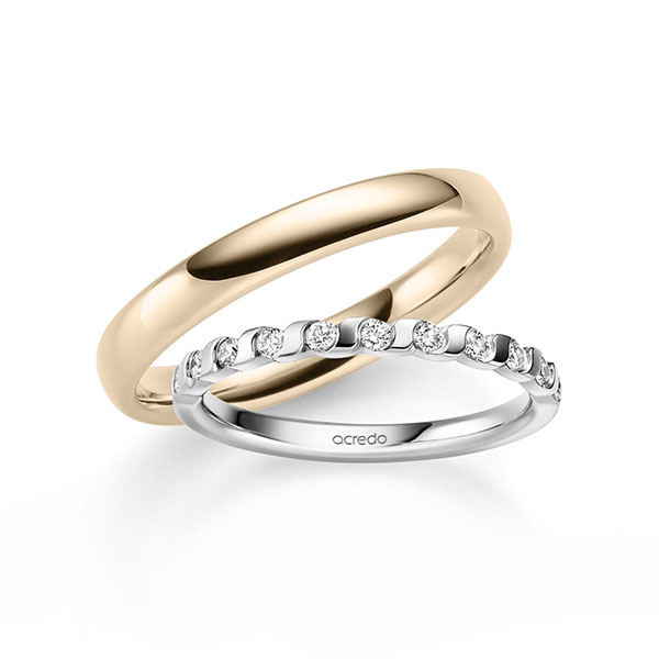Trouwringen - Wit goud - A-2808-2