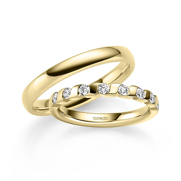 Trouwringen - Geel goud - A-2808-23