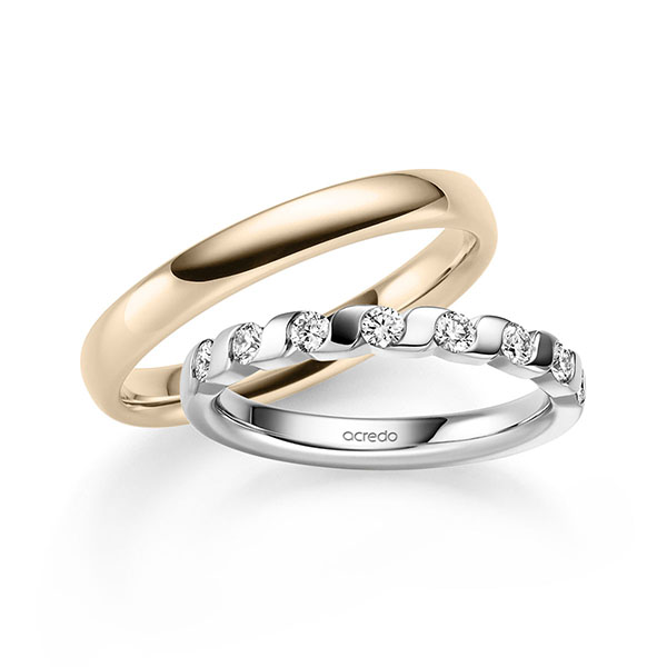 Trouwringen - Wit goud - A-2808-5