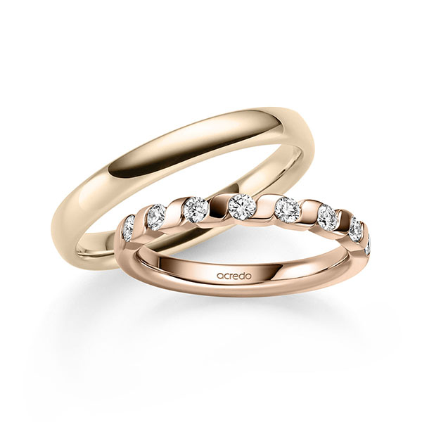 Trouwringen - Rood goud - A-2808-29