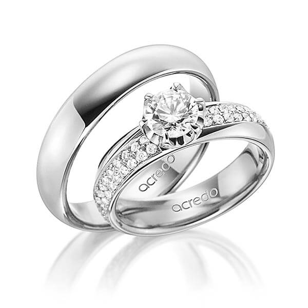 Trouwringen - Platina - A-1499-8