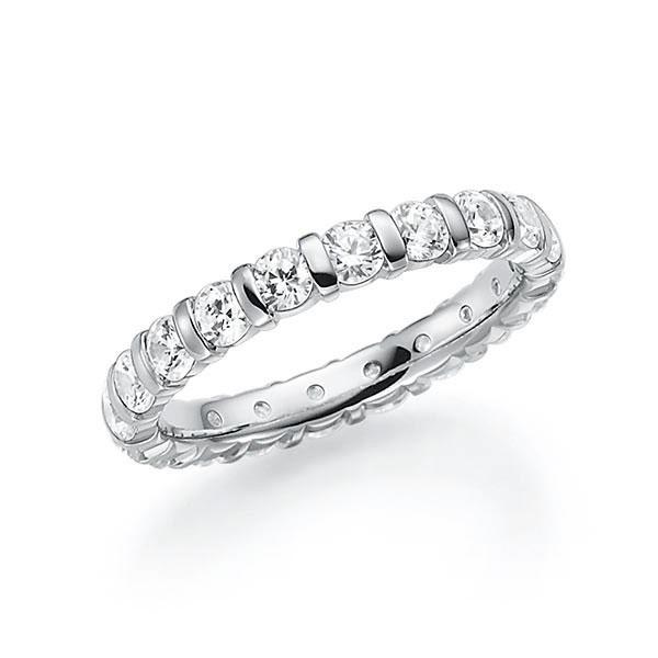 Memoireringen - Platina/Wit goud - A-1110-240