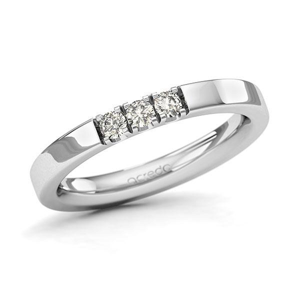 Memoireringen - Platina/Wit goud - A-2046-81