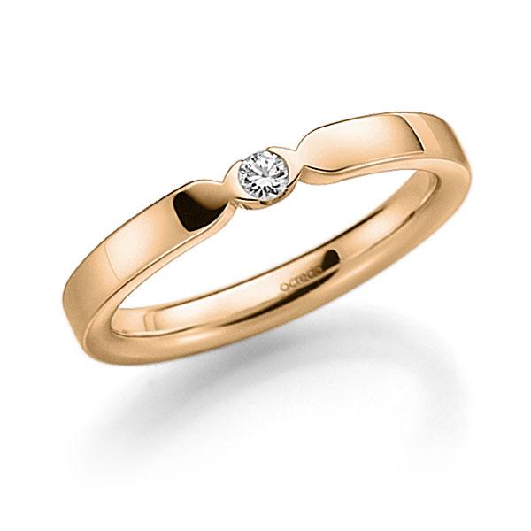 Memoireringen - Rosé goud - A-1113-26