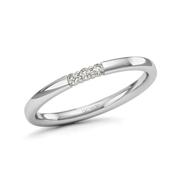 Memoireringen - Platina/Wit goud - A-2045-21