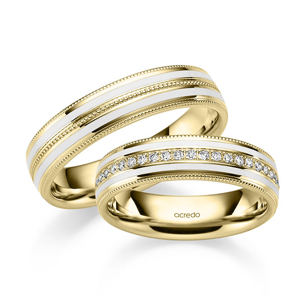 Trouwringen - Geel goud - A-2749-4