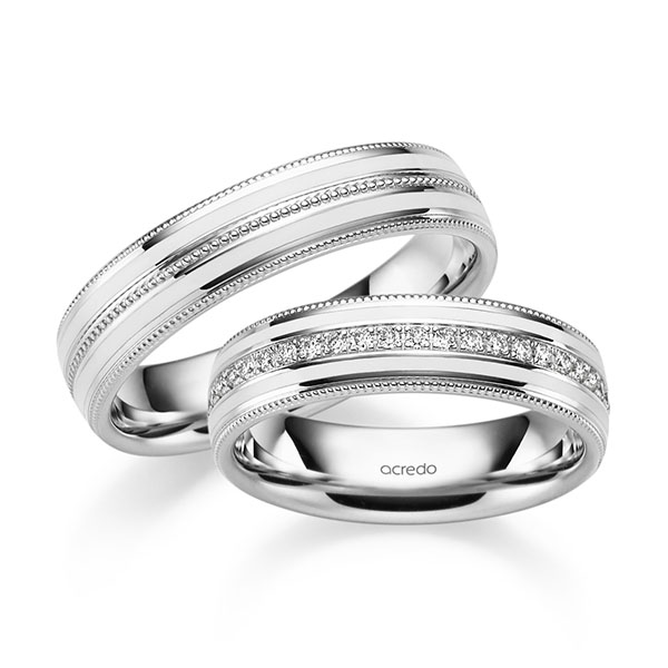 Trouwringen - Wit goud - A-2749-6