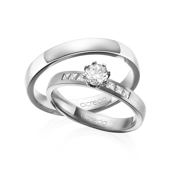 Trouwringen - Platina - A-1379-8