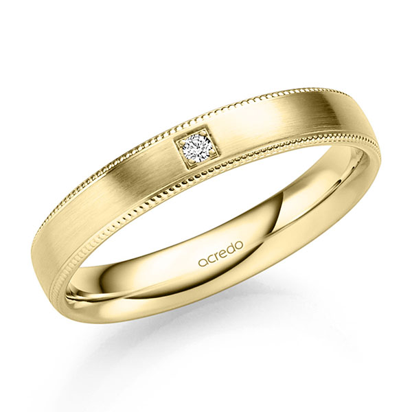 Trouwringen - Geel goud - S-1324-4