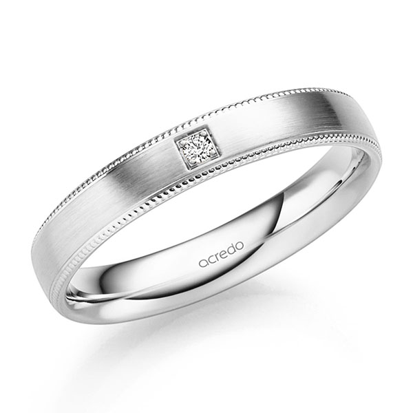 Trouwringen - Wit goud - S-1324-6