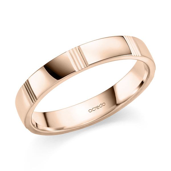 Trouwringen - Rood goud - S-1410-5