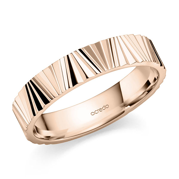 Trouwringen - Rood goud - S-1416-4
