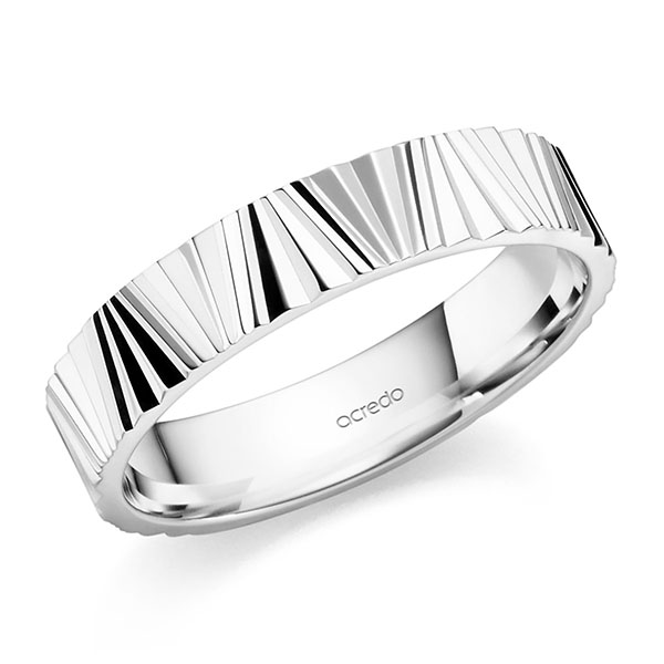 Trouwringen - Wit goud - S-1416-5