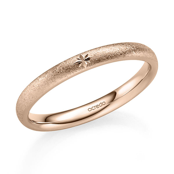 Trouwringen - Rood goud - S-1350-5