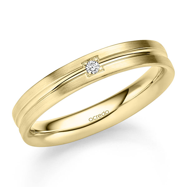 Trouwringen - Geel goud - S-1322-4