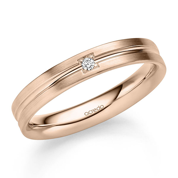 Trouwringen - Rood goud - S-1322-5