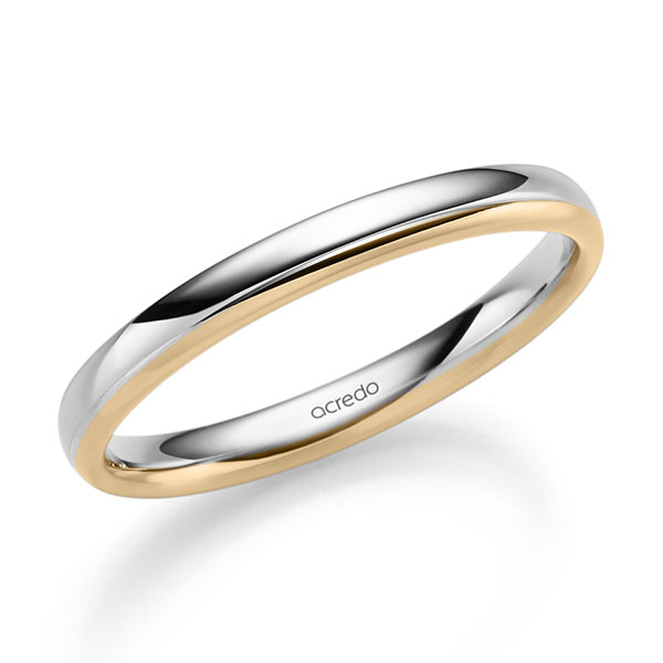 Trouwringen - Rosé goud/Wit goud - A-2544-1