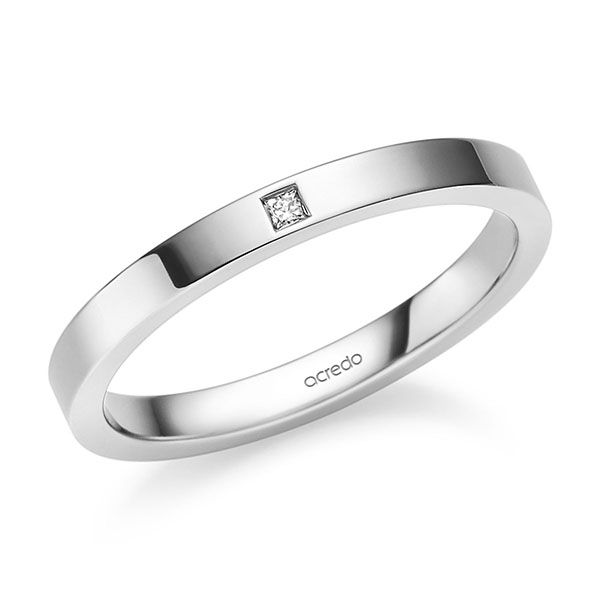 Trouwringen - Wit goud - S-1368-1