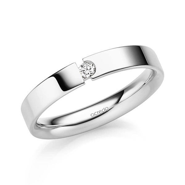 Trouwringen - Wit goud - S-1326-6