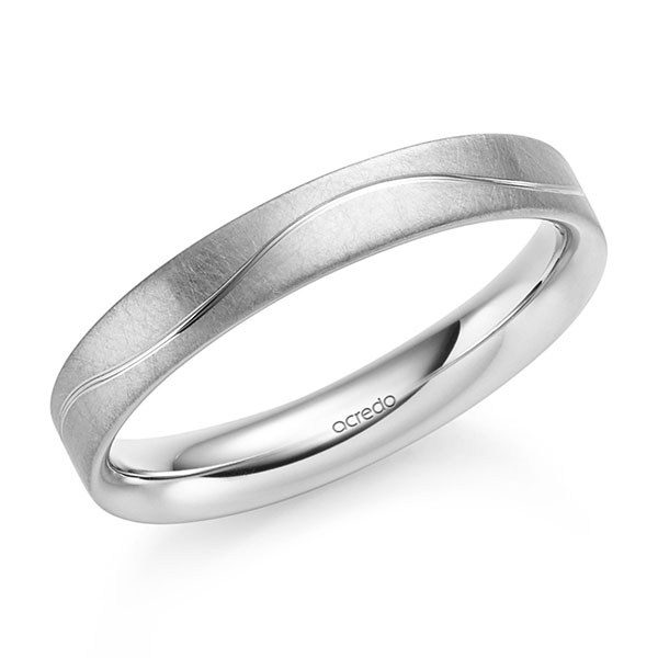 Trouwringen - Wit goud - S-1370-1