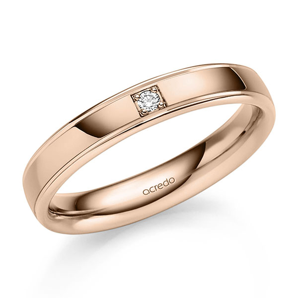 Trouwringen - Rood goud - S-1328-5