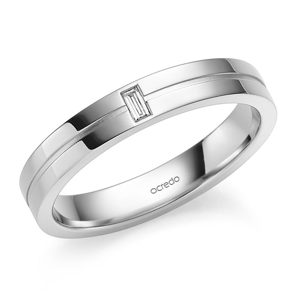 Trouwringen - Wit goud - S-1371-1