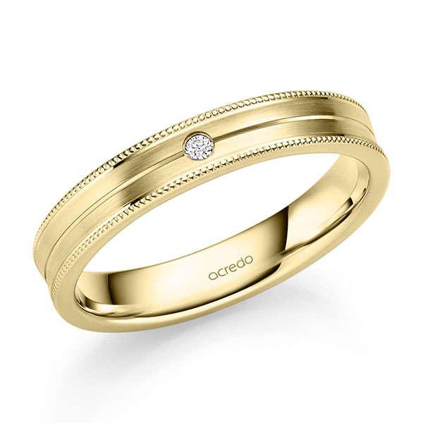 Trouwringen - Geel goud - S-1313-4