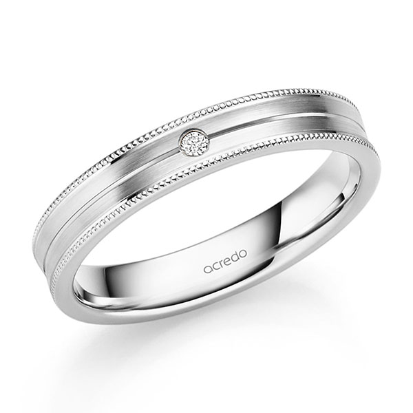 Trouwringen - Wit goud - S-1313-6