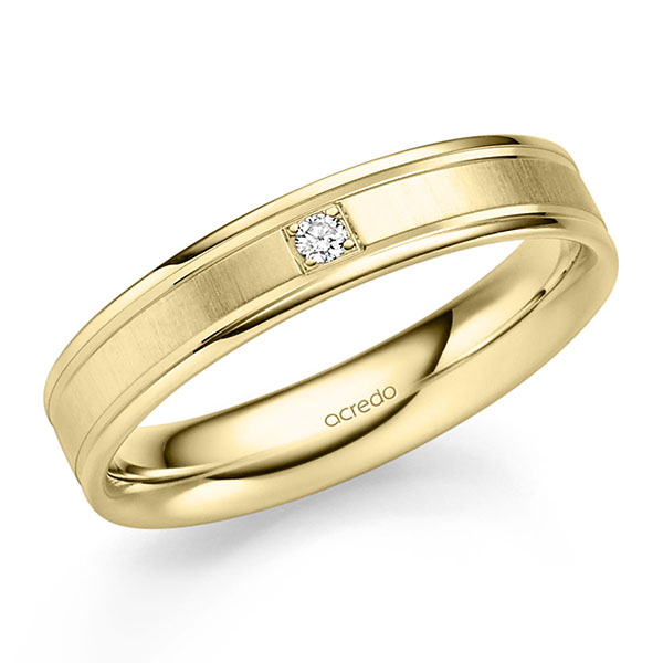 Trouwringen - Geel goud - S-1332-4