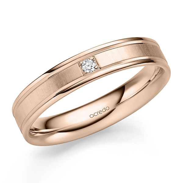 Trouwringen - Rood goud - S-1332-5