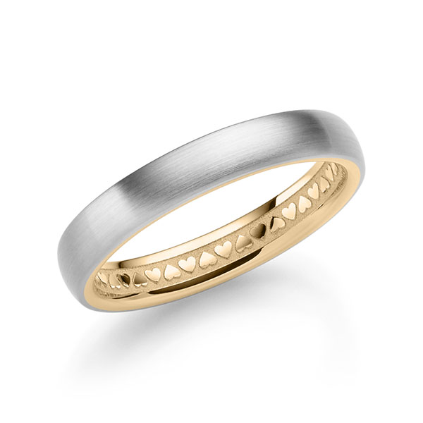 Trouwringen - Rosé goud/Wit goud - A-2764-1