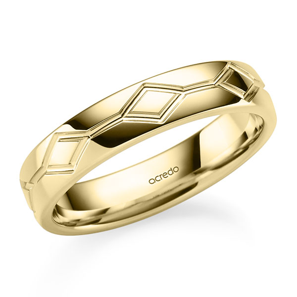 Trouwringen - Geel goud - A-2704-4