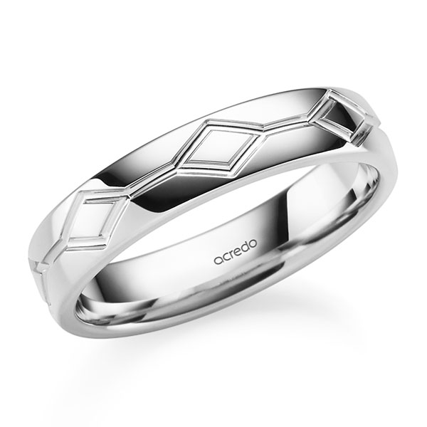 Trouwringen - Wit goud - A-2704-1
