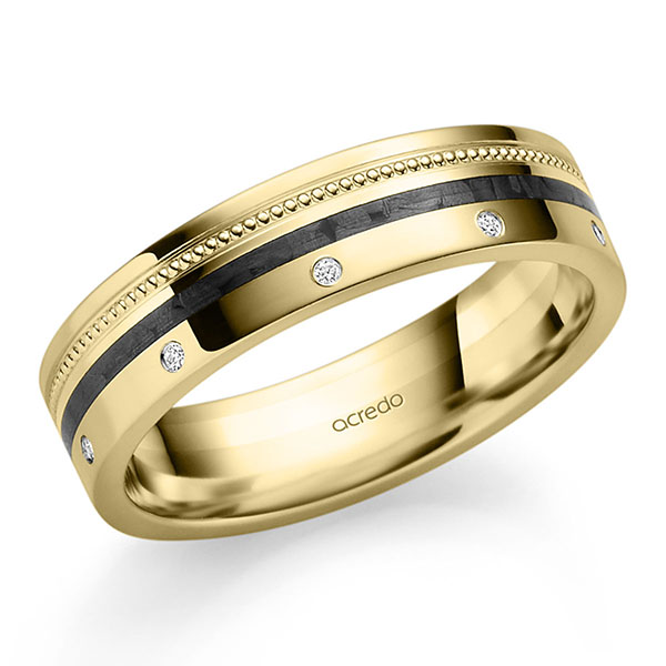 Trouwringen - Geel goud - S-1329-6