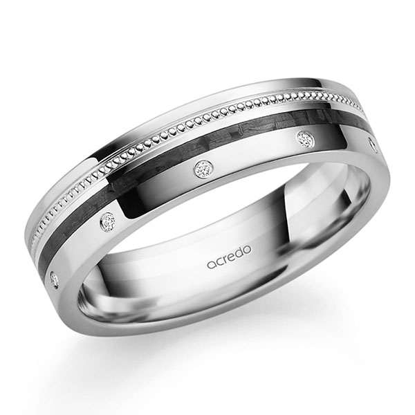 Trouwringen - Wit goud - S-1329-8