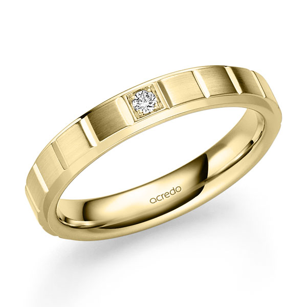 Trouwringen - Geel goud - A-2490-4