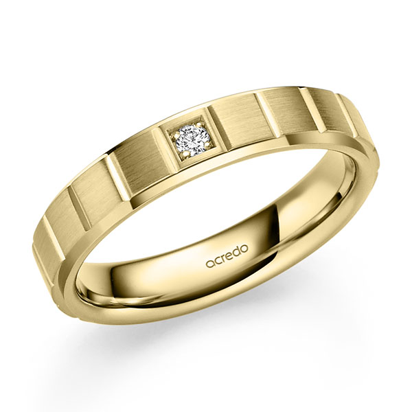 Trouwringen - Geel goud - A-2491-4