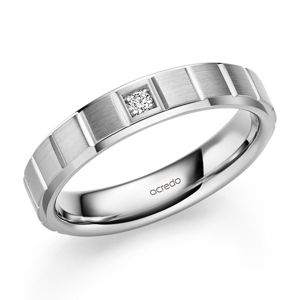 Trouwringen - Wit goud - A-2491-6