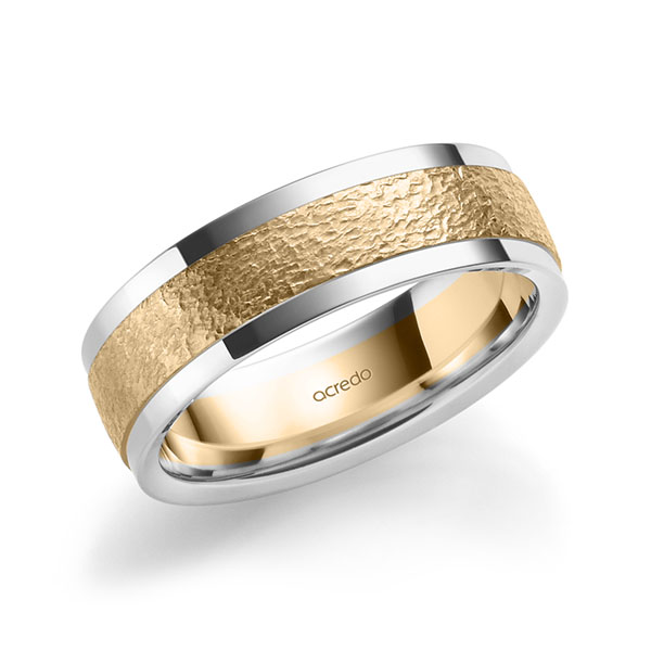 Trouwringen - Rosé goud/Wit goud - A-2054-2