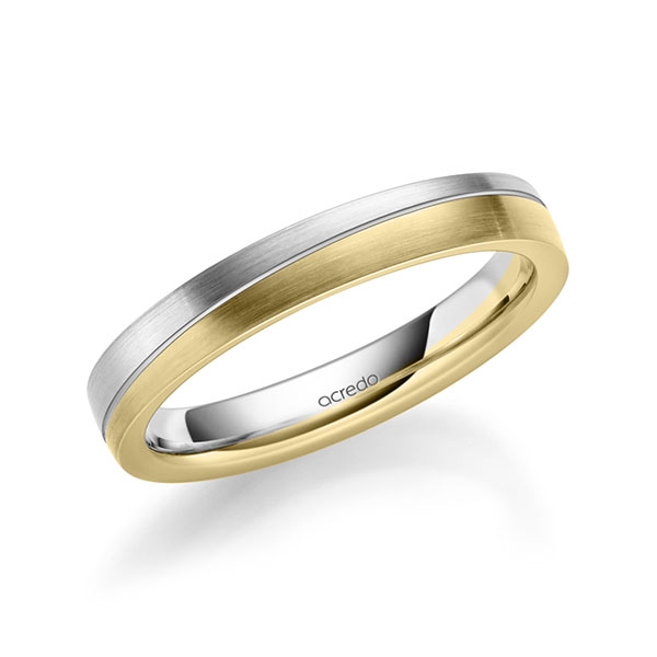 Trouwringen - Geel goud/Wit goud - A-1717-12