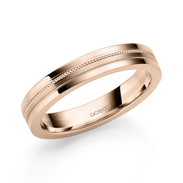 Trouwringen - Rood goud - S-1320-5