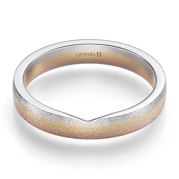Trouwringen - Rosé goud/Wit goud/Rood goud - A-2552-1