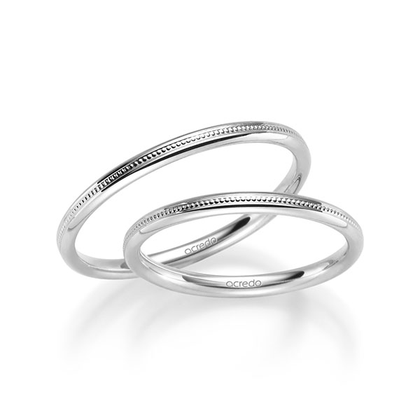 Trouwringen - Wit goud - S-1270-5