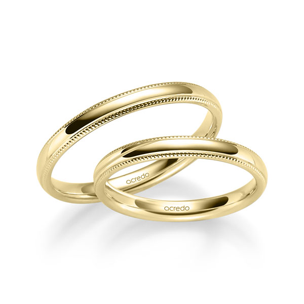 Trouwringen - Geel goud - S-1271-1