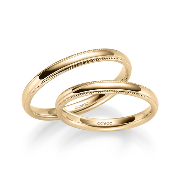 Trouwringen - Rosé goud - S-1271-3