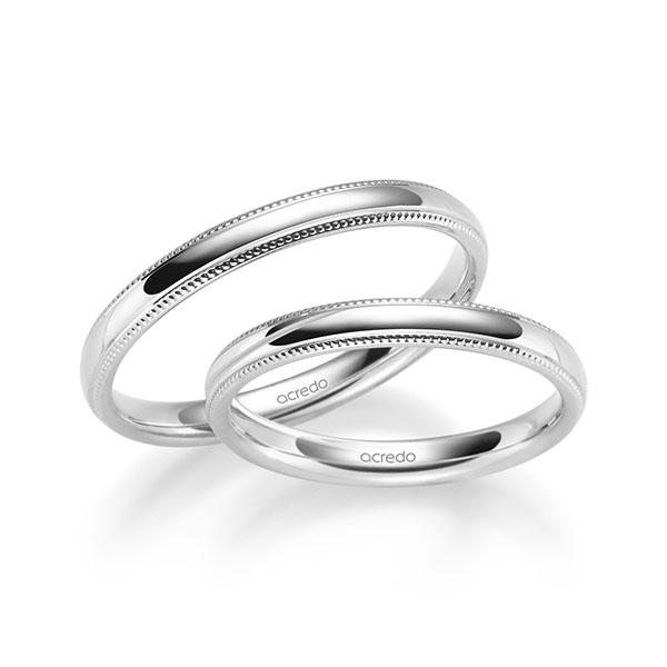 Trouwringen - Wit goud - S-1271-5